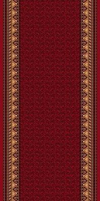 Ковровая дорожка Optimal Rogatek dark red